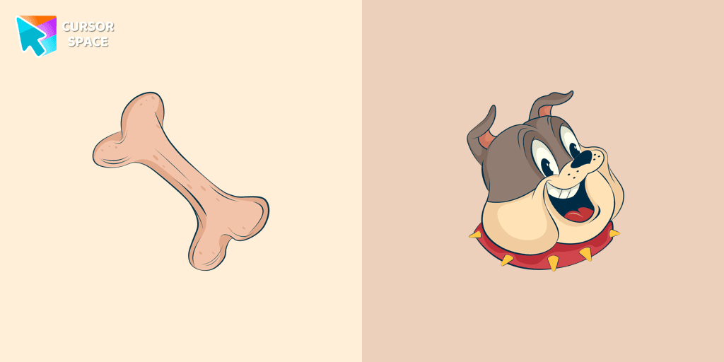 Spike Dog cursor pack